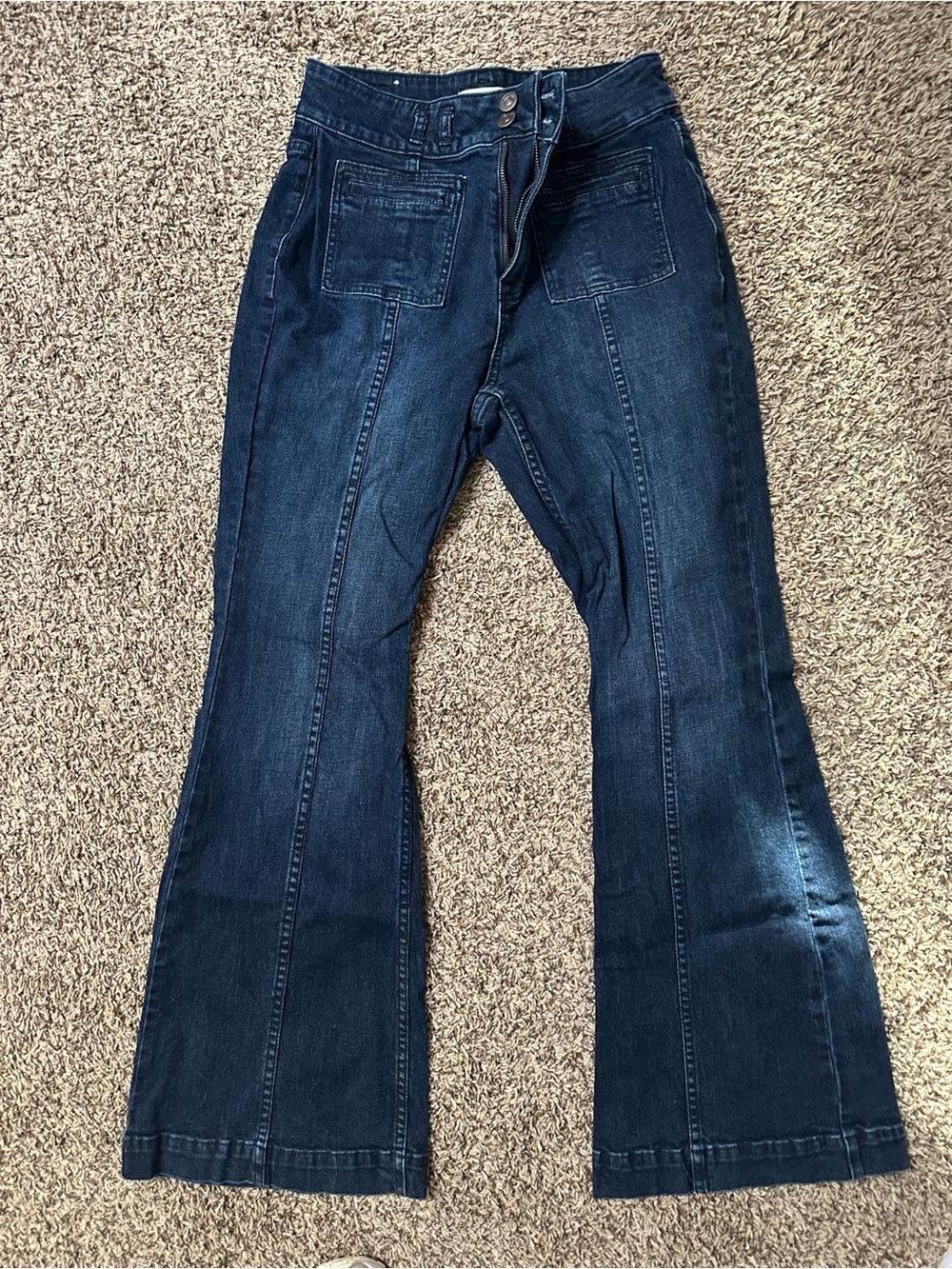 Shyanne Dark Indigo Flared Jeans